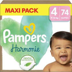 Pampers Harmonie Size 4 9-14 kg 74 pcs