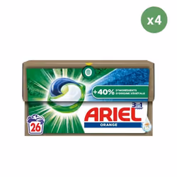 4x26 Pods Huiles Essentielles D'Orange, Lessive En Capsules Ariel