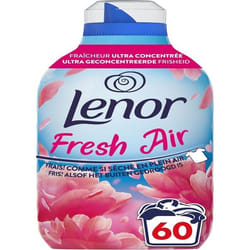 Lenor Fresh Air Adoucissant 60 Lavages Jardins En Fleurs Fraîcheur Ultra Concentrée Bouteille Recyclée