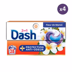4x28 Pods Fleurs de Monoï - Lessive en Capsules Dash