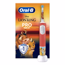 Oral-B Kids VITALITYPROLIONK, Enfant, Brosse à dents rotative oscillante, Soin quotidien, Super sensitive, Multicolore, 2 min ...