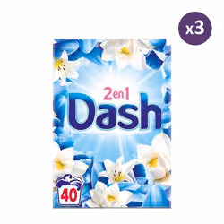 3x44 Lavages Fleurs De Lotus Et Lys - Lessive en Poudre Dash