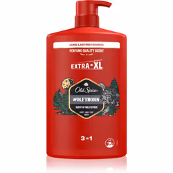 Le gel douche Old Spice Wolfthorn fera de votre toilette quotidienne un moment exceptionnel très rafraîchissant.
