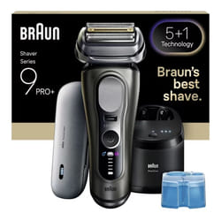 Braun Series 9 Pro+ 9675cc Rasoir à grille Tondeuse Gris, Argent