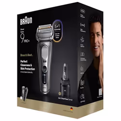 Braun Series 9 Pro+ 9675cc Rasoir à grille Tondeuse Gris, Argent - Vue supplémentaire 2