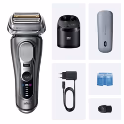 Braun Series 9 Pro+ 9675cc Rasoir à grille Tondeuse Gris, Argent - Vue supplémentaire 3