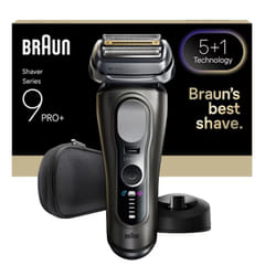 Braun Series 9 Pro+ 9615S Rasoir à grille Tondeuse Noir, Gris