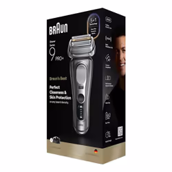 Braun Series 9 Pro+ 9615S Rasoir à grille Tondeuse Noir, Gris - Vue supplémentaire 2