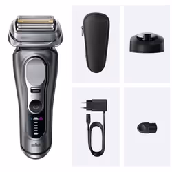 Braun Series 9 Pro+ 9615S Rasoir à grille Tondeuse Noir, Gris - Vue supplémentaire 3