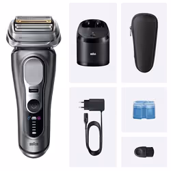 Braun Series 9 Pro+ 9655cc Rasoir à grille Tondeuse Gris - Vue supplémentaire 2