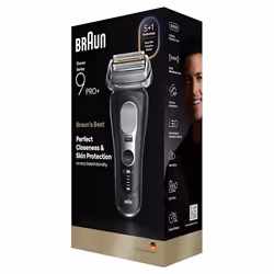 Braun Series 9 Pro+ 9600s Rasoir à grille Tondeuse Noir - Vue supplémentaire 3