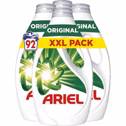 Ariel Lessive Liquide92 LavagesOriginalAction détachante en 1 seul lavagefabriqué en France