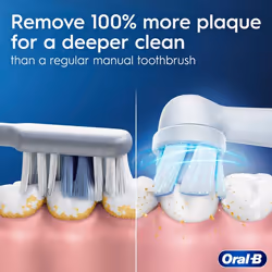 Oral-B 615204 brosse à dents électrique Adulte Brosse à dents vibrante Vert - Vue supplémentaire 2