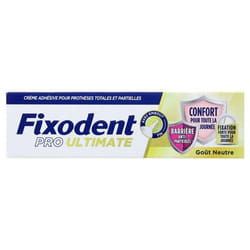 Fixodent Pro Ultimate Crème Adhésive Goût Neutre 40 Grammes