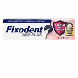Fixodent Pro Plus Crème Adhésive Goût Neutre 40 Grammes