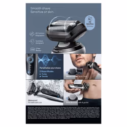 Braun Series 6 62-S7650cc Rasoir à grille Tondeuse Argent - Vue supplémentaire 4