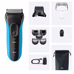 Braun 735483 Rasoir à grille Tondeuse Noir, Bleu - Vue supplémentaire 6