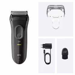 Braun Serie 3 3000S Rasoir à grille Gris - Vue supplémentaire 2