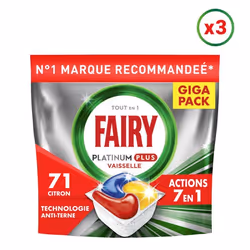 3x71 Capsules Platinum Citron - Tablettes lave-vaisselle - Fairy