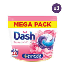 3x44 Pods Bouquet de Pivoines - Lessive en capsules - Dash