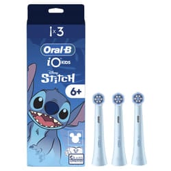 Oral-B Brossettes de rechange pour brosse à dents électrique iO Enfants Stitch 3 pièces, pour enfants de 6 ans et plus