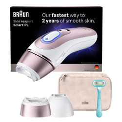 Braun Skin i expert Lumière pulsée Or rose, Blanc