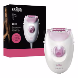 Braun Silk-epil 3-000 20 pince(s) Rose - Vue supplémentaire 2