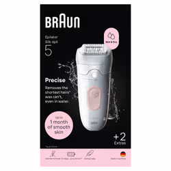 Braun Silk-epil 5 SE 5-011 28 pince(s) Blanc - Vue supplémentaire 3