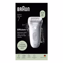 Braun Silk-épil 7 Silk-epil 7 SE7-000 40 pince(s) Argent - Vue supplémentaire 3