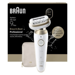 Braun Silk-épil 9 Silk·épil 9 Flex 40 pince(s) Or, Blanc