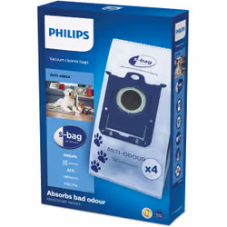 Philips s-bag Sacs pour aspirateur FC8023/04, FC8200 - FC8219, FC8380 - FC8399, FC8400 - FC8499, FC8600 - FC8649, FC9000 - FC ...