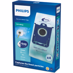 Philips s-bag FC8022/04 Sacs pour aspirateur, AEG bag vacuum cleaners, Electrolux bag vacuum cleaners, FC8200- FC8219, FC8380 ...