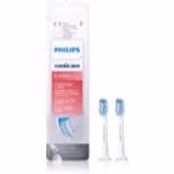 Philips Sonicare Sensitive S Sensitive HX6052/07 Têtes de brosse à dents standard, 2 pièce(s), Blanc, FlexCare+ FlexCare Heal ...