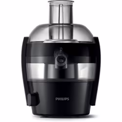 Philips Viva Collection HR1832/00 Centrifugeuse 500W, 1.5L, Nettoyage Rapide, Noir, LED, 1 L, 0,5 L, 5,5 cm, 0,8 m