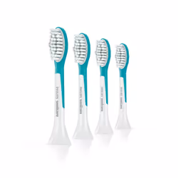 Philips Sonicare For Kids Lot de 4 têtes de brosse standard, 2 pièce(s), Bleu, Moyen, Caoutchouc