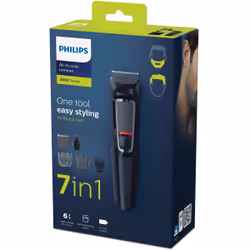 Philips MULTIGROOM Series 3000 MG3720/15 7-en-1 Visage et Cheveux - Vue supplémentaire 4