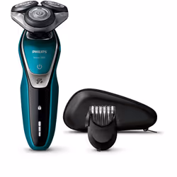 Philips SHAVER Series 5000 Rasoir électrique 100 % étanche S5650/41, Rasoir rotatif, SH50, 2 année(s), Noir, Argent, Turquois ...