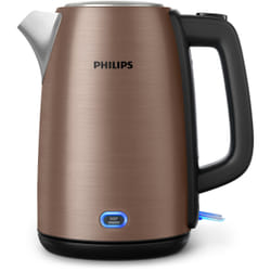 Philips Viva Collection HD9355/92 bouilloire 1,7 L 2060 W Noir, Cuivre