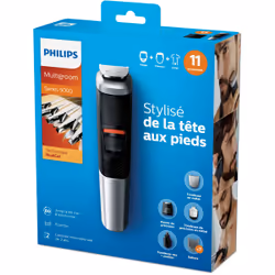Philips MULTIGROOM Series 5000 11-en-1 Visage, Cheveux et Corps, 11 outils