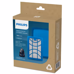 Philips Kit de rechange FC8003/01, Kit d'accessoires, Aspirateur réservoir cylindrique, Bleu, FC8630 - FC8649 FC9520 - FC9529 ...