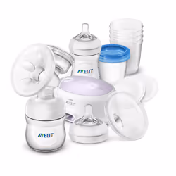 Philips AVENT SCD223/20 Kit tire-lait élect. simple, accessoire conservation, 125 ml, Électronique, Transparent, Blanc