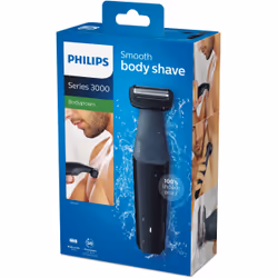 Philips BODYGROOM Series 3000 Tondeuse corps étanche, rasoir respectueux de la peau