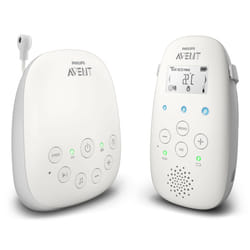 Philips AVENT SCD713/26 moniteur vidéo pour bébé 330 m Gris, Blanc