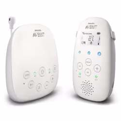 Philips AVENT SCD713/26 moniteur vidéo pour bébé 330 m Gris, Blanc
