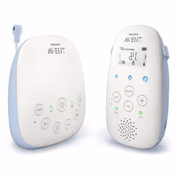 Philips AVENT SCD715/26, 330 m, 50 m, 330 m, Bleu, Blanc, LCD, Secteur, Batterie