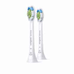 Philips Sonicare Têtes de brosse à dents standard, lot de 2, 2 pièce(s), Blanc, Moyen, Série 2 plaque defense Série 2 plaque  ...