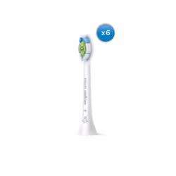 Philips Lot de 6 têtes de brosse standard, 6 pièce(s), Blanc, Moyen