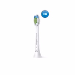 Philips Pack de 8 têtes de brosse standard, 8 pièce(s), Blanc