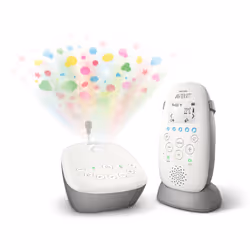 Philips AVENT SCD733/00 Écoute-bébé DECT, 330 m, Numérique, 50 m, 330 m, Radio, Gris, Blanc
