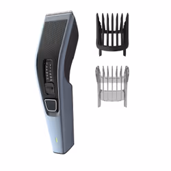 Philips 3000 series Tondeuse à cheveux, lames en inox, Noir, Bleu, 0,5 mm, 2,3 cm, 4,1 cm, Acier inoxydable, AC/Batterie